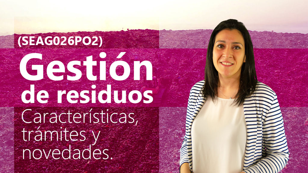 Curso de Gesti&oacute;n de residuos industriales (SEAG026PO)
