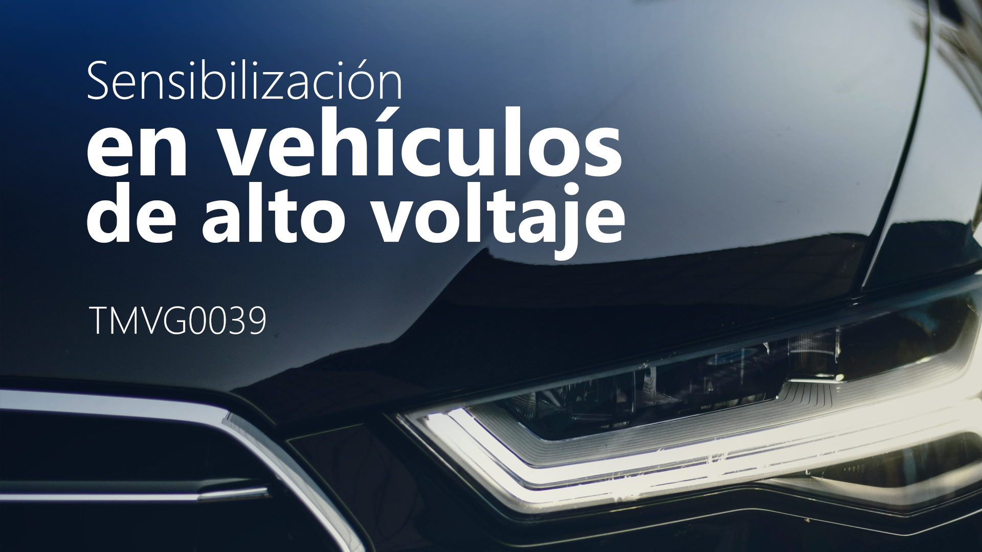 Curso de Sensibilizaci&oacute;n veh&iacute;culos alto voltaje (TMVG0039)